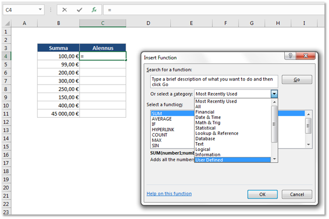 Omien funktioiden ryhmä